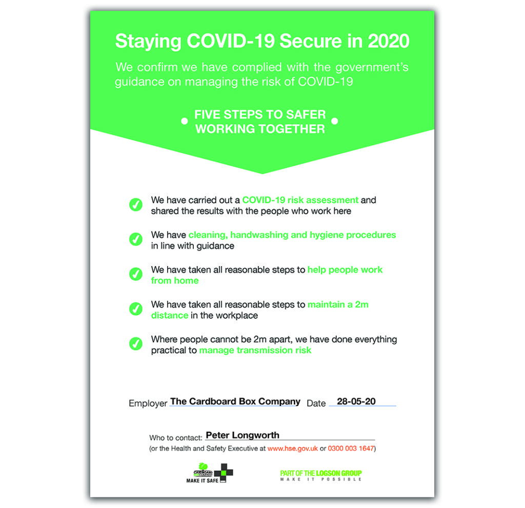 COVID-19 Secure Small2